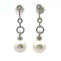 Earrings Ultima Edizione Woman in Silver Madreperla artificiale in bioresina OAO6560 - OAO6560